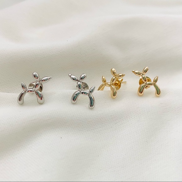 Balloon Dog Earrings - Picture 8 of 8